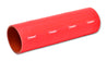 Vibrant 4 Ply Reinforced Silicone Straight Hose Coupling - 4in I.D. x 12in long (RED) Vibrant