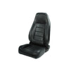 Rugged Ridge High-Back Front Seat Reclinable Black 76-02 CJ&Wrangle Rugged Ridge