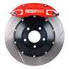 StopTech 08-10 Porsche Cayman S BBK Rear ST-40 Red Calipers 332x32 Slotted Rotors Stoptech