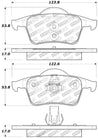 StopTech Performance 01-09 Volvo S60 / 99-00 S70 / 99-06 S80 / 99-07 V70/V70R Rear Brake Pads Stoptech