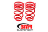BMR 10-15 5th Gen Camaro V8 Rear Lowering Springs - Red BMR Suspension