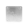 BuiltRight Industries 2020 Jeep Gladiator Bed Plug Plate Cover (Alum) - Silver BuiltRight Industries