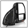 xTune 99-07 Ford Super Duty LED Telescoping Manual Mirrors - Smk (Pair) (MIR-FDSD99S-G4-MA-RSM-SET) SPYDER