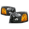 xTune 02-09 GMC Envoy OEM Style Headlights - Black (HD-JH-GEN02-AM-BK) SPYDER