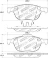 StopTech Street Touring 04-09 Mazda 3 Front Brake Pads Stoptech