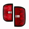 ANZO 2014-2018 Chevy Silverado 1500 LED Taillights Red/Clear ANZO