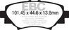 EBC 14+ Mazda 3 2.0 (Japan Build) Ultimax2 Rear Brake Pads EBC