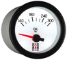 Autometer Stack 52mm 140-300 Deg F 1/8in NPTF Electric Oil Temp Gauge - White AutoMeter