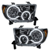 Oracle 07-11 Toyota Tundra Pre-Assembled Headlights - Black Housing - White ORACLE Lighting