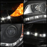 Spyder Toyota Camry 12-14 Projector Headlights DRL Blk High 9005 (Not Included PRO-YD-TCAM12-DRL-BK SPYDER