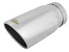 aFe Universal Bolt On Exhaust Tip Polished 5in Inlet x 6in Outlet x 12in Long aFe