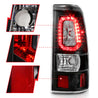 ANZO 2003-2006 Chevy Silverado 1500 LED Taillights Plank Style Black w/Clear Lens ANZO