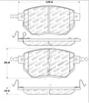 StopTech Street Touring 03-11/05 Infiniti / 05-06 Nissan Front Brake Pads Stoptech