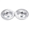 Power Stop 99-04 Acura RL Front Evolution Drilled & Slotted Rotors - Pair PowerStop