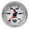 Autometer C2 52mm 100 PSI Electronic Fuel Pressure Gauge AutoMeter