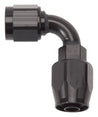 Russell Performance -12 AN Black 90 Degree Full Flow Swivel Hose End Russell