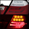 Spyder BMW E46 00-03 2Dr Coupe Light Bar LED Tail Lights Red Clear ALT-YD-BE4600-LBLED-RC SPYDER