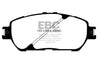 EBC 10 Toyota Sienna 2.7 Extra Duty Front Brake Pads EBC