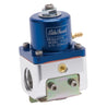 Edelbrock Fuel Pressure Regulator Carbureted 180 GPH 5-10 PSI -10 In/Out -6 Return Blue/Clear Edelbrock