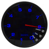 Autometer Spek-Pro Gauge Tachometer 5in 8K Rpm W/Shift Light & Peak Mem Black/Smoke/Black AutoMeter
