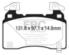 EBC 13+ Chevrolet SS 6.2 Ultimax2 Front Brake Pads EBC