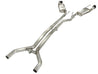 aFe MACHForce XP Exhaust 2.5in Stainless Steel CB/10-13 Chevy Camaro V6-3.6L (td) (gloss blk tip) aFe