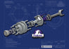 Yukon Gear Spin Free Locking Hub Conversion Kit For Dana 44 Yukon Gear & Axle