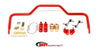 BMR 64-72 A-Body Rear Pro-Touring Style Hollow 1.125in Sway Bar Kit - Red BMR Suspension