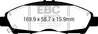 EBC 2016+ Cadillac XT5 Ultimax2 Front Brake Pads EBC