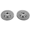 Power Stop 91-93 Dodge Stealth Front Evolution Drilled & Slotted Rotors - Pair PowerStop
