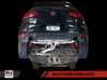AWE Tuning VW MK7 GTI Touring Edition Exhaust - Diamond Black Tips AWE Tuning