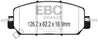 EBC 2017+ Honda CR-V 1.5L Turbo Greenstuff Front Brake Pads EBC