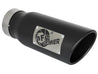 aFe MACH Force-Xp 409 Stainless Steel Exhaust Tip 3.5 In x 4.5in Out x 12in L Clamp-On aFe