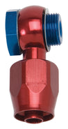 Russell Performance -6 AN Carb Banjo Adapter Fitting (Red/Blue) Russell