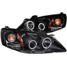 ANZO 2005-2010 Pontiac G6 Projector Headlights w/ Halo Black (CCFL) ANZO