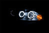 ANZO 2006-2007 Chevrolet Monte Carlo Projector Headlights w/ Halo Black ANZO