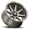 ICON Bandit 20x10 5x5 -24mm Offset 4.5in BS Gloss Bronze Wheel ICON