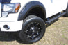 Lund 09-14 Ford F-150 (Ex Raptor) RX-Rivet Style Textured Elite Series Fender Flares - Black (4 Pc.) LUND