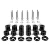 BuiltRight Industries 42 Piece Tech Plate Mounting Hardware Kit - Black BuiltRight Industries