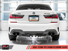 AWE Tuning 2019+ BMW M340i (G20) Non-Resonated Touring Edition Exhaust - Quad Chrome Silver Tips AWE Tuning