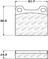 StopTech Performance 98-04 Volvo C70/98-00 V70 Rear Brake Pads Stoptech