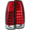 ANZO 1999-2000 Cadillac Escalade LED Taillights Red/Clear ANZO