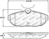 StopTech Performance 05-09 Ford Mustang Cobra/Mach 1 V6/GT / 10 Shelby/Shelby GT Rear Brake Pads Stoptech