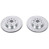 Power Stop 07-17 Lexus LS460 Front Evolution Drilled & Slotted Rotors - Pair PowerStop