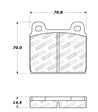 StopTech Street Touring 75-95 Alfa Romeo 2000 Spider/Graduate/Veloce Front Brake Pads Stoptech