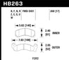 Hawk 87-93 Ford Mustang GT/LX DTC-30 Race Front Brake Pads Hawk Performance