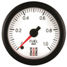 Autometer Stack 52mm 0-1 Bar M10 Male Pro Stepper Motor Fuel Pressure Gauge - White AutoMeter