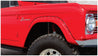 Bushwacker 66-77 Ford Bronco Cutout Style Flares 2pc - Black Bushwacker
