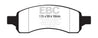 EBC 08+ Chevrolet Traverse 3.6 Greenstuff Front Brake Pads EBC