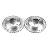 Power Stop 91-96 Dodge Stealth Rear Evolution Drilled & Slotted Rotors - Pair PowerStop